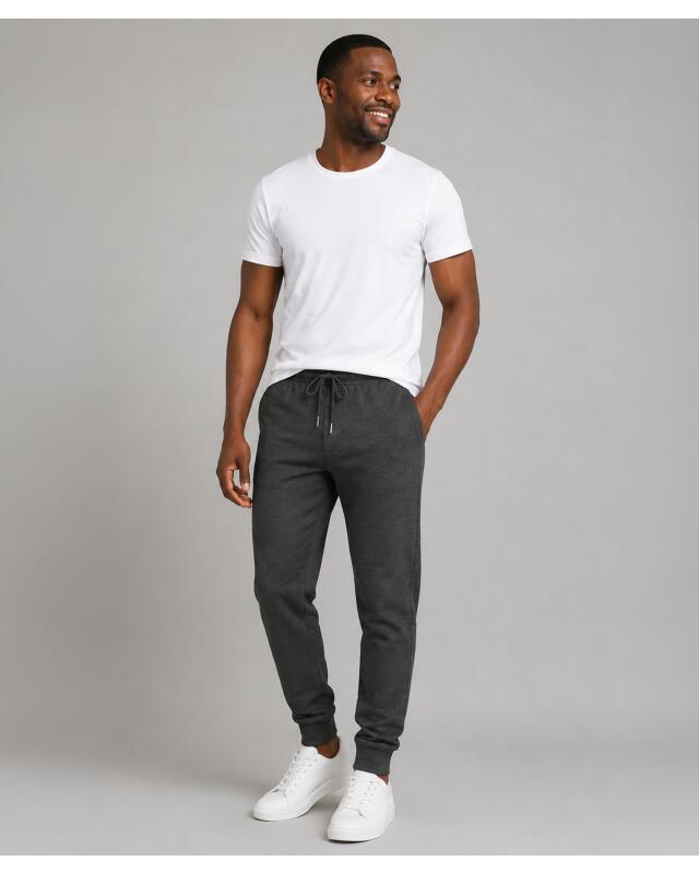 Marl joggers for men, anthracite marl (KiK Jogginghose in Melange (anthrazit melange)) — KiK, authentic German product in Morocco