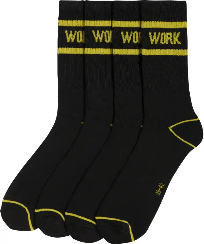 Werksokken met letters