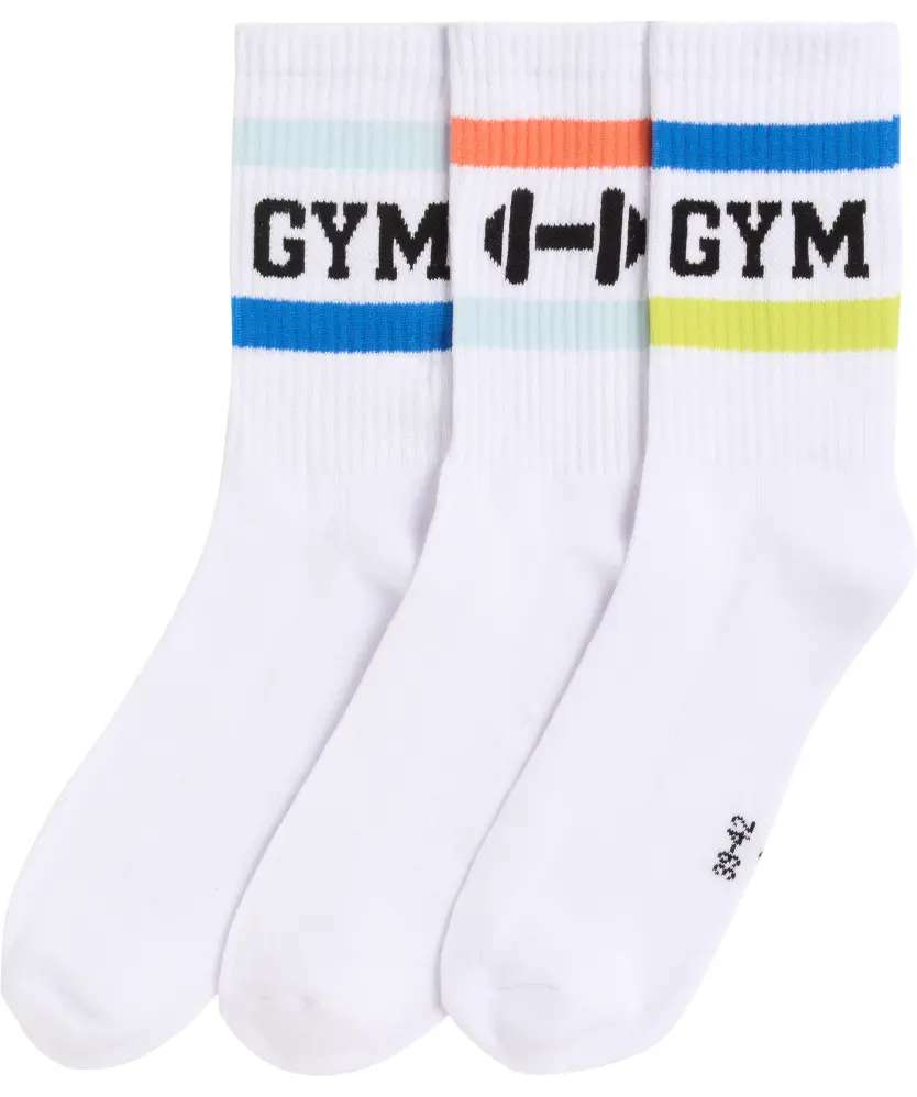 Tennissocken für Herren, weiß/grün