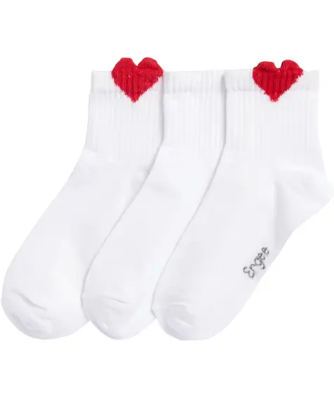 Sokken met hartdetail
