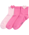 Sokken met hartdetail roze