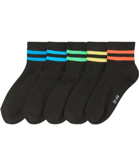 Kurzschaftsocken mit Streifen