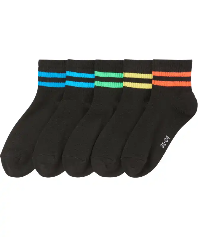 Kurzschaftsocken mit Streifen