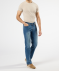 Basic jeans lengte 32 denimblauw