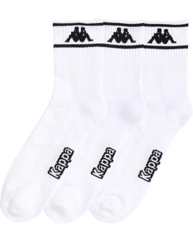 Chaussettes de tennis à semelle éponge homme, blanc — KiK, produit allemand authentique au Maroc