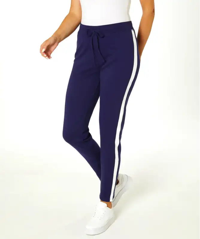 Sweatbroek met zijstrepen