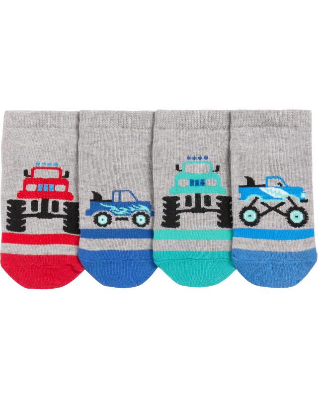 Socquettes garçon, gris (KiK Sneakersocken (grau)) — KiK, produit allemand authentique au Maroc