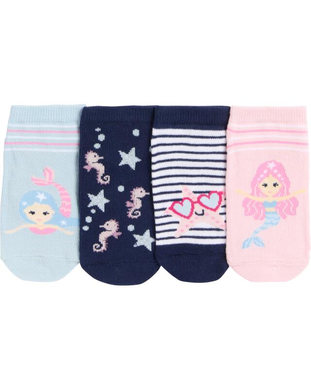 Sneaker socks for girls, blue (KiK Sneakersocken (blau)) — KiK, authentic German product in Morocco