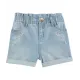 Denim short met borduursel