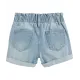 Denim short met borduursel