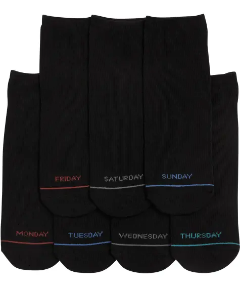 Socken mit Wochentagen