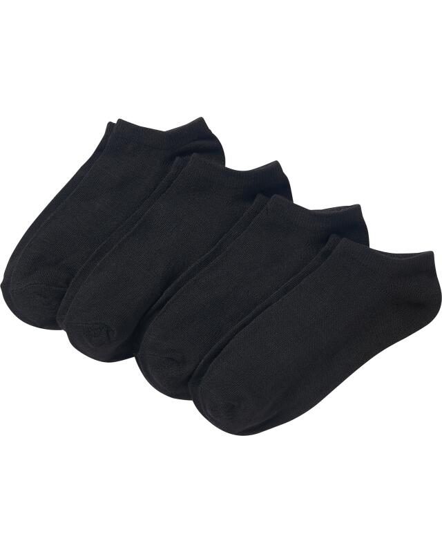 Socquettes femme, noir (KiK Füßlinge (schwarz)) — KiK, produit allemand authentique au Maroc