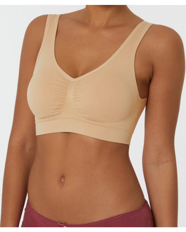 Brassière basique femme, chair — KiK, produit allemand authentique au Maroc