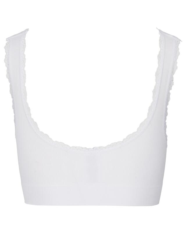 Magic seamless bralette for women, white (KiK Zauber-Bustier seamless (weiß)) — KiK, authentic German product in Morocco