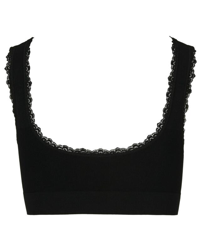 Brassière en dentelle femme, noir (KiK Bustier mit Spitze (schwarz)) — KiK, produit allemand authentique au Maroc