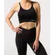 Sportovní bustier s výstřihem s kroužky
