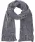 Chenille-Schal grau