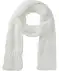 Žinylková šála bílá