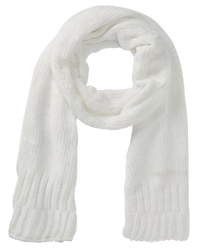 Écharpe en chenille femme, blanc (KiK Chenille-Schal (weiß)) — KiK, produit allemand authentique au Maroc