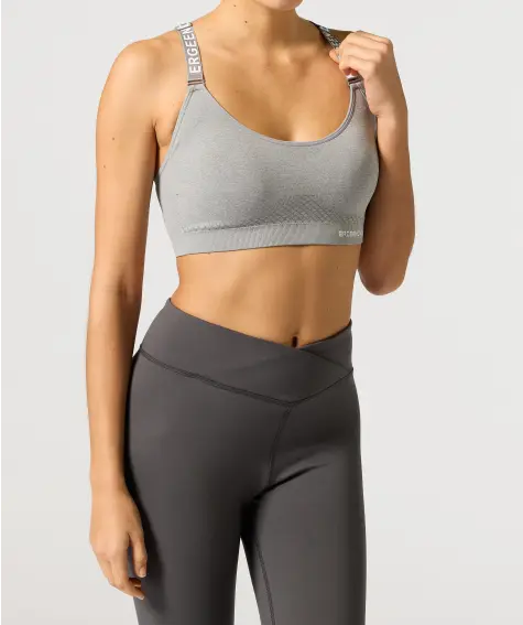 Sport-Bustier mit Netzeinsatz