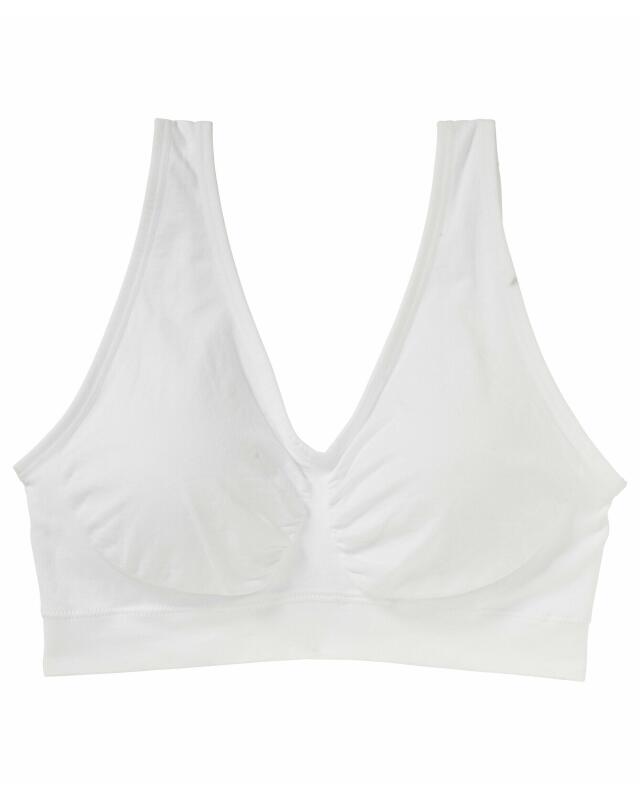 Brassière femme, blanc (KiK Weißes Bustier (weiß)) — KiK, produit allemand authentique au Maroc