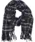 Karierter Schal schwarz/weiß