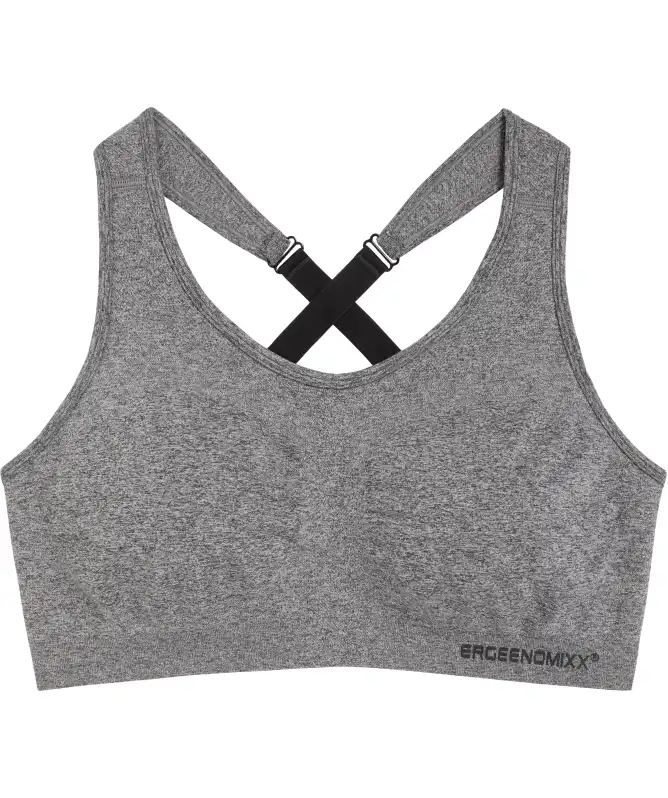 Sportieve bustier met haakjessluiting