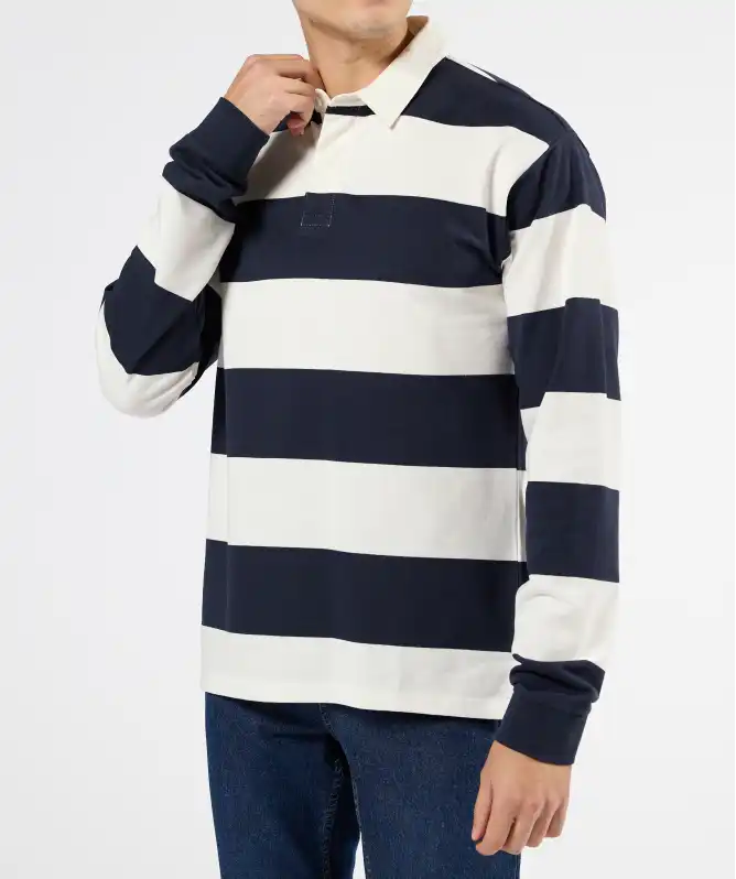 Gestreept shirt met lange mouwen