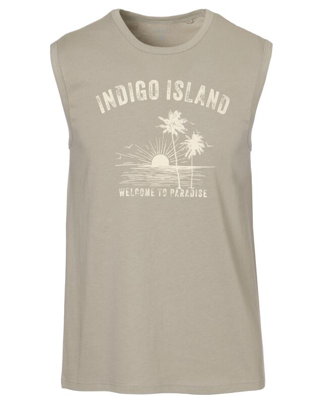 Débardeur à imprimé devant homme, gris (KiK Tanktop mit Frontprint (grau)) — KiK, produit allemand authentique au Maroc
