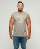 Tanktop mit Frontprint grau