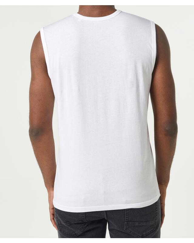 Débardeur à imprimé devant homme, blanc (KiK Tanktop mit Frontprint (weiß)) — KiK, produit allemand authentique au Maroc