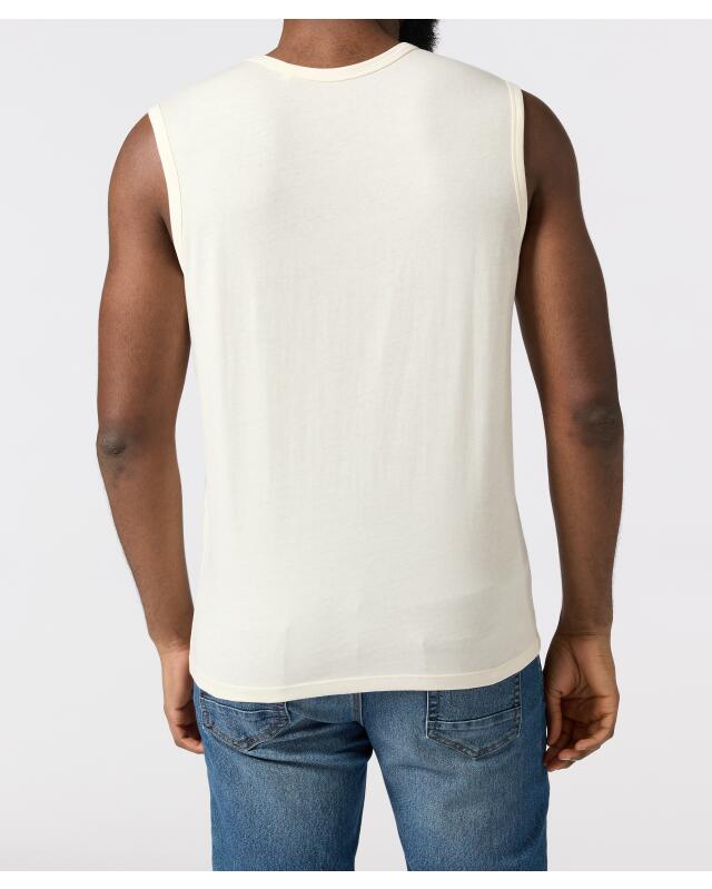 Débardeur à imprimé devant homme, blanc cassé (KiK Tanktop mit Frontprint (offwhite)) — KiK, produit allemand authentique au Maroc