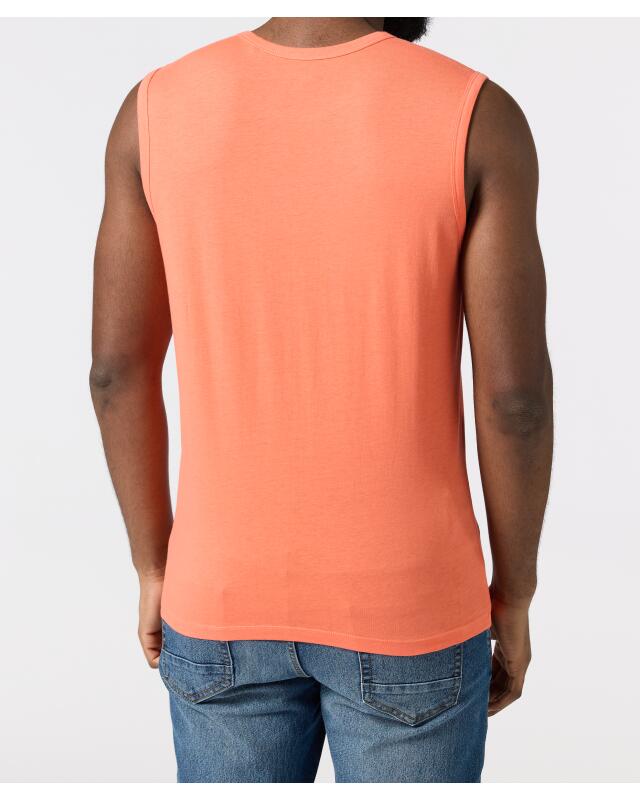 Débardeur à imprimé devant homme, corail (KiK Tanktop mit Frontprint (koralle)) — KiK, produit allemand authentique au Maroc