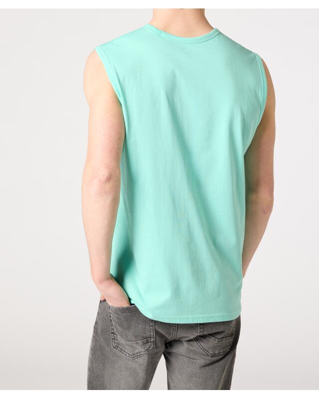 Débardeur à imprimé devant homme, vert clair (KiK Tanktop mit Frontprint (hellgrün)) — KiK, produit allemand authentique au Maroc