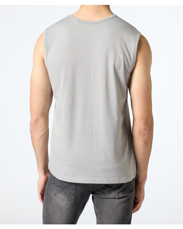 Débardeur basique homme, gris (KiK Basic Tanktop (grau)) — KiK, produit allemand authentique au Maroc