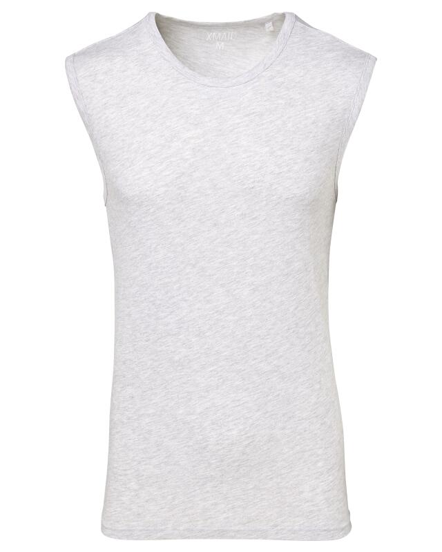 Débardeur basique homme, gris chiné (KiK Basic Tanktop (grau melange)) — KiK, produit allemand authentique au Maroc