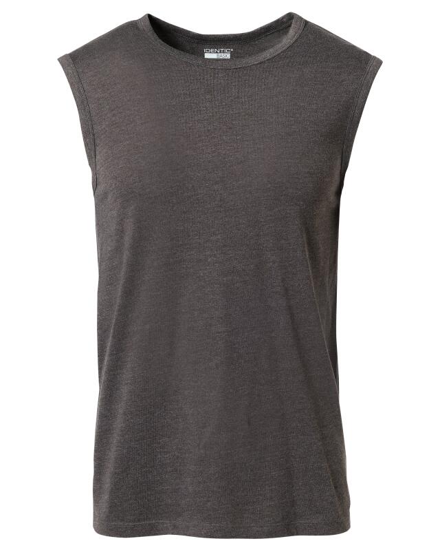 Débardeur basique homme, anthracite chiné (KiK Basic Tanktop (anthrazit melange)) — KiK, produit allemand authentique au Maroc