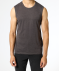 Basic tanktop antraciet gemeleerd