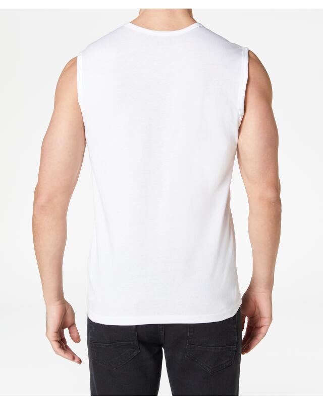 Débardeur basique homme, blanc (KiK Basic Tanktop (weiß)) — KiK, produit allemand authentique au Maroc