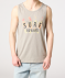 Tanktop mit Frontprint grau