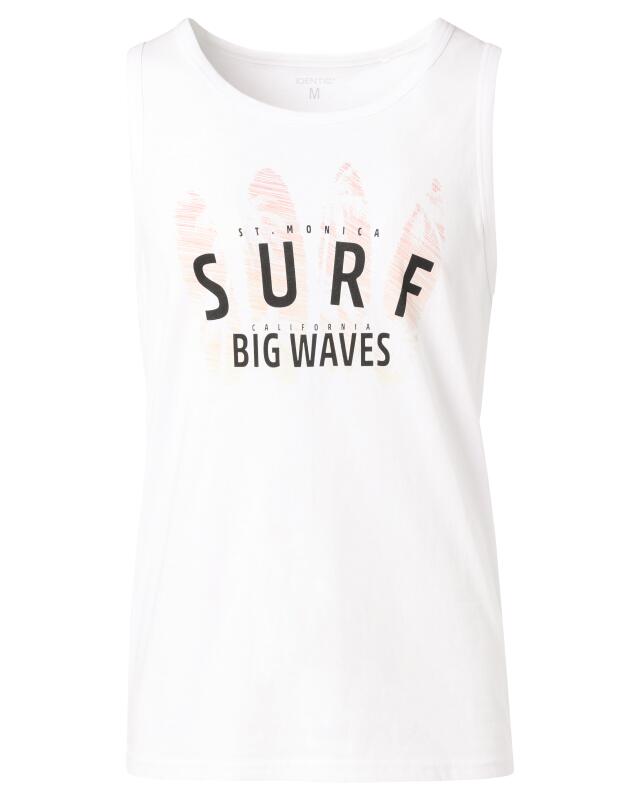 Débardeur à imprimé devant homme, blanc (KiK Tanktop mit Frontprint (weiß)) — KiK, produit allemand authentique au Maroc