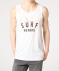Tanktop met print aan de voorkant wit
