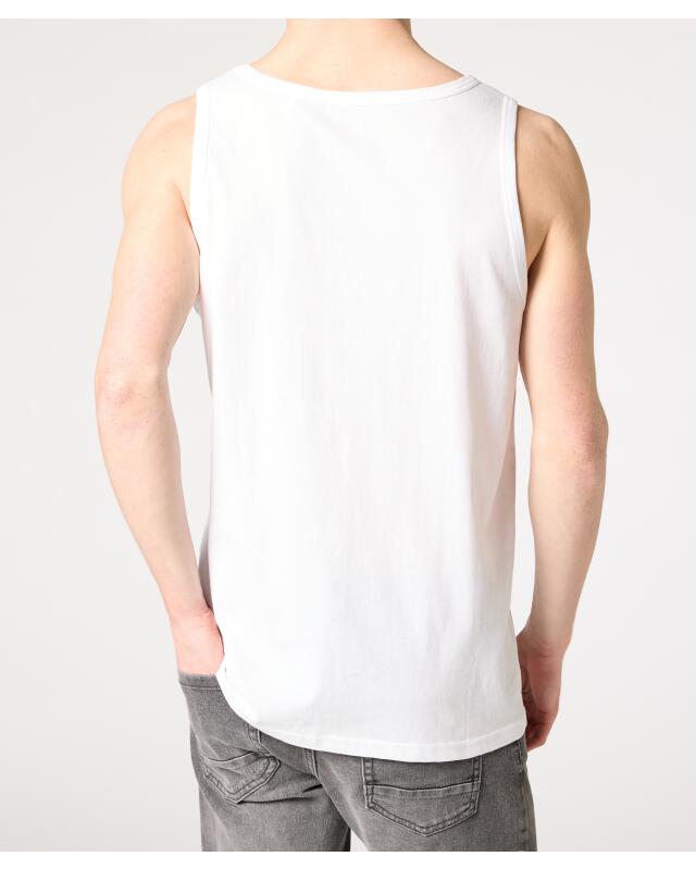 Débardeur à imprimé devant homme, blanc (KiK Tanktop mit Frontprint (weiß)) — KiK, produit allemand authentique au Maroc