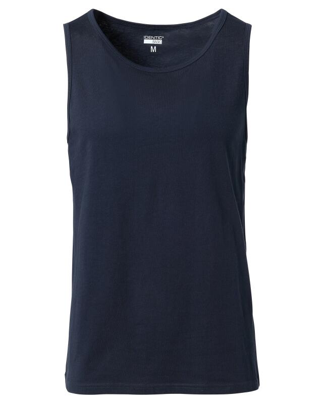 Débardeur simple homme, bleu marine (KiK Schlichtes Tanktop (dunkelblau)) — KiK, produit allemand authentique au Maroc