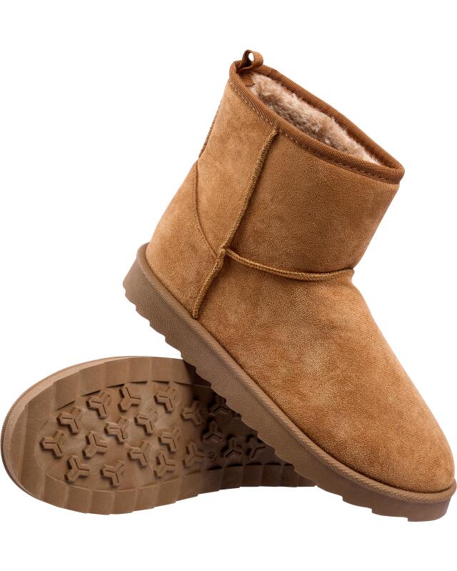 Boots with decorative stitching for women, brown (KiK Boots mit Ziernähten (braun)) — KiK, authentic German product in Morocco
