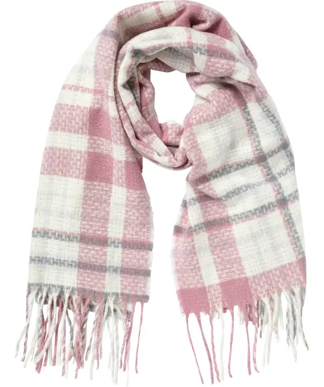 Strickschal mit Fransen