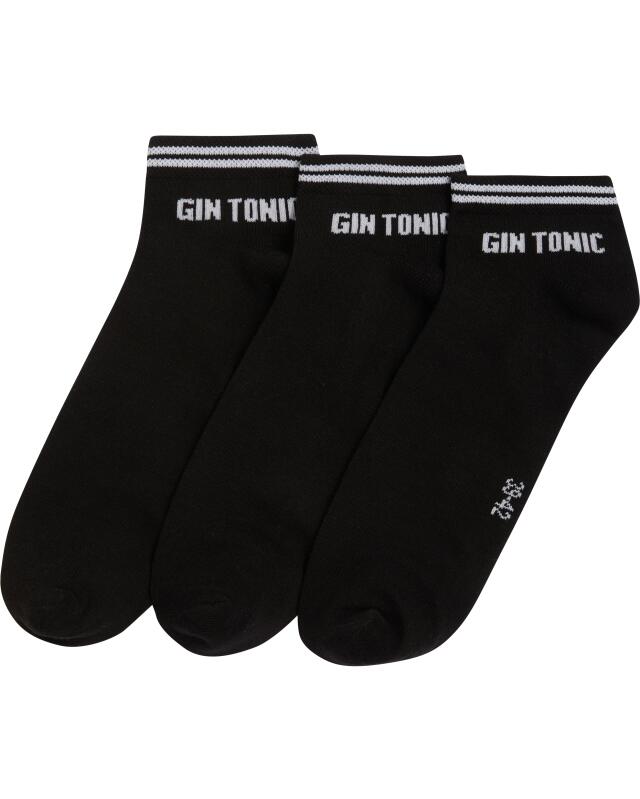 جوارب قصيرة Gin Tonic للرجال، أسود (KiK Gin Tonic Sneakersocken (schwarz)) — KiK, منتج ألماني أصلي في المغرب
