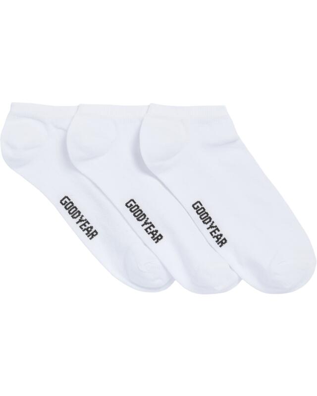 Chaussettes basses Goodyear homme, blanc — KiK, produit allemand authentique au Maroc