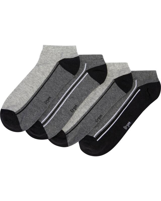 جوارب قصيرة للرجال، رمادي مبرقش (KiK Sneakersocken (grau melange)) — KiK, منتج ألماني أصلي في المغرب