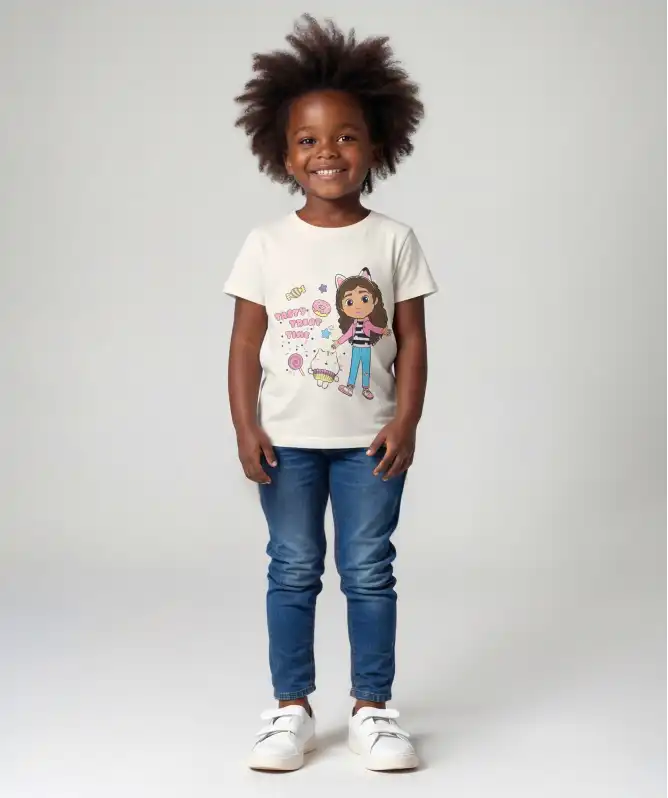 T-Shirt mit Front- und Rückenprint